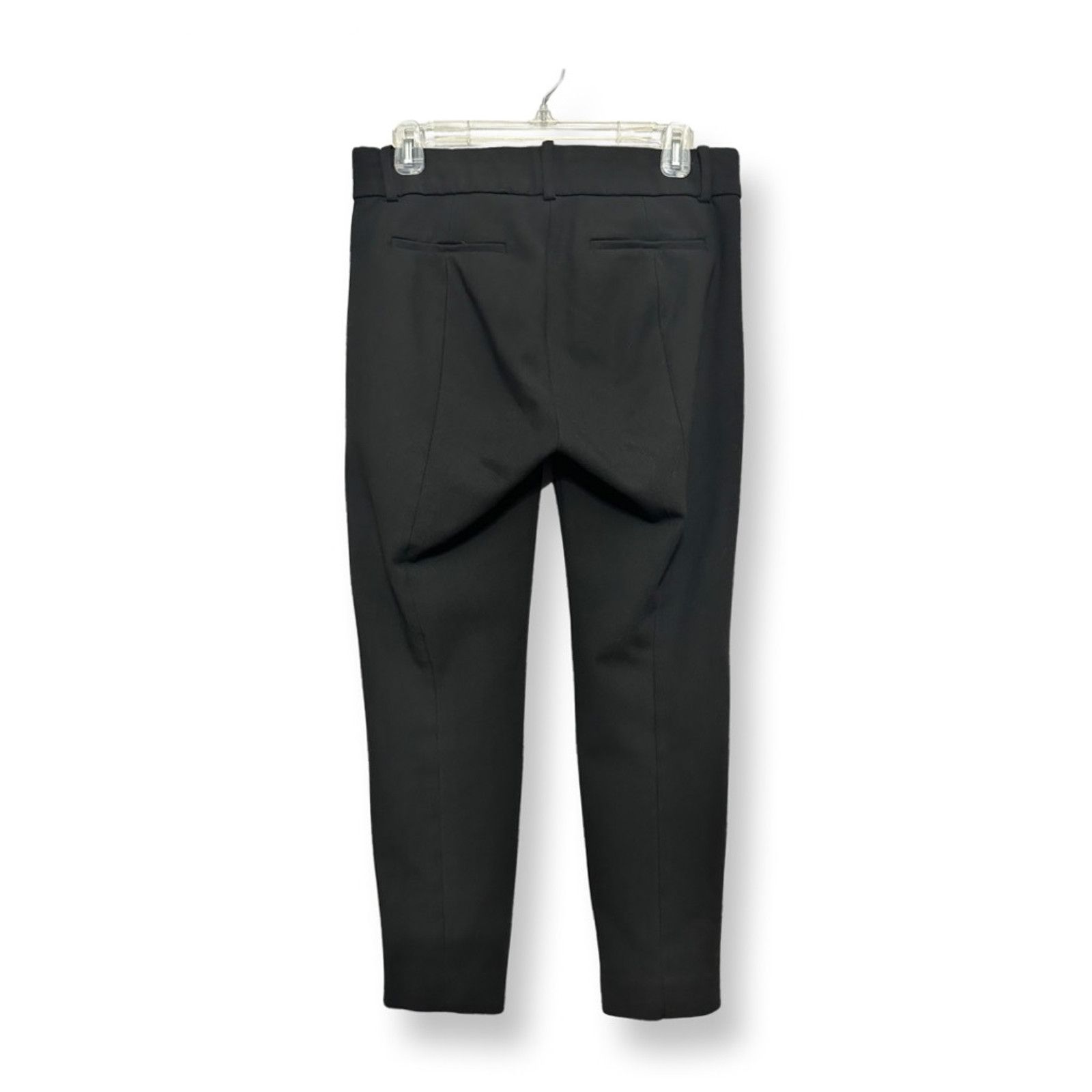 J.Crew J Crew Career Pants Black Flat Front Skinny Stretch Pockets6 Size 28" / US 6 / IT 42 - 4 Thumbnail