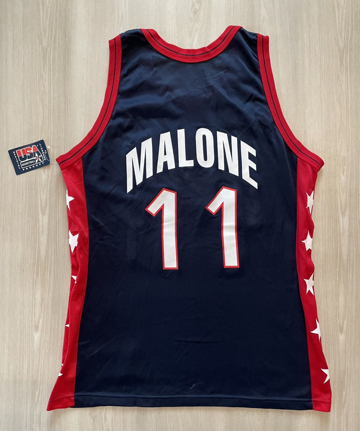 Champion × Vintage New VINTAGE Team USA Dream Team KARL MALONE #11 Sz 44 Size US L / EU 52-54 / 3 - 2 Thumbnail