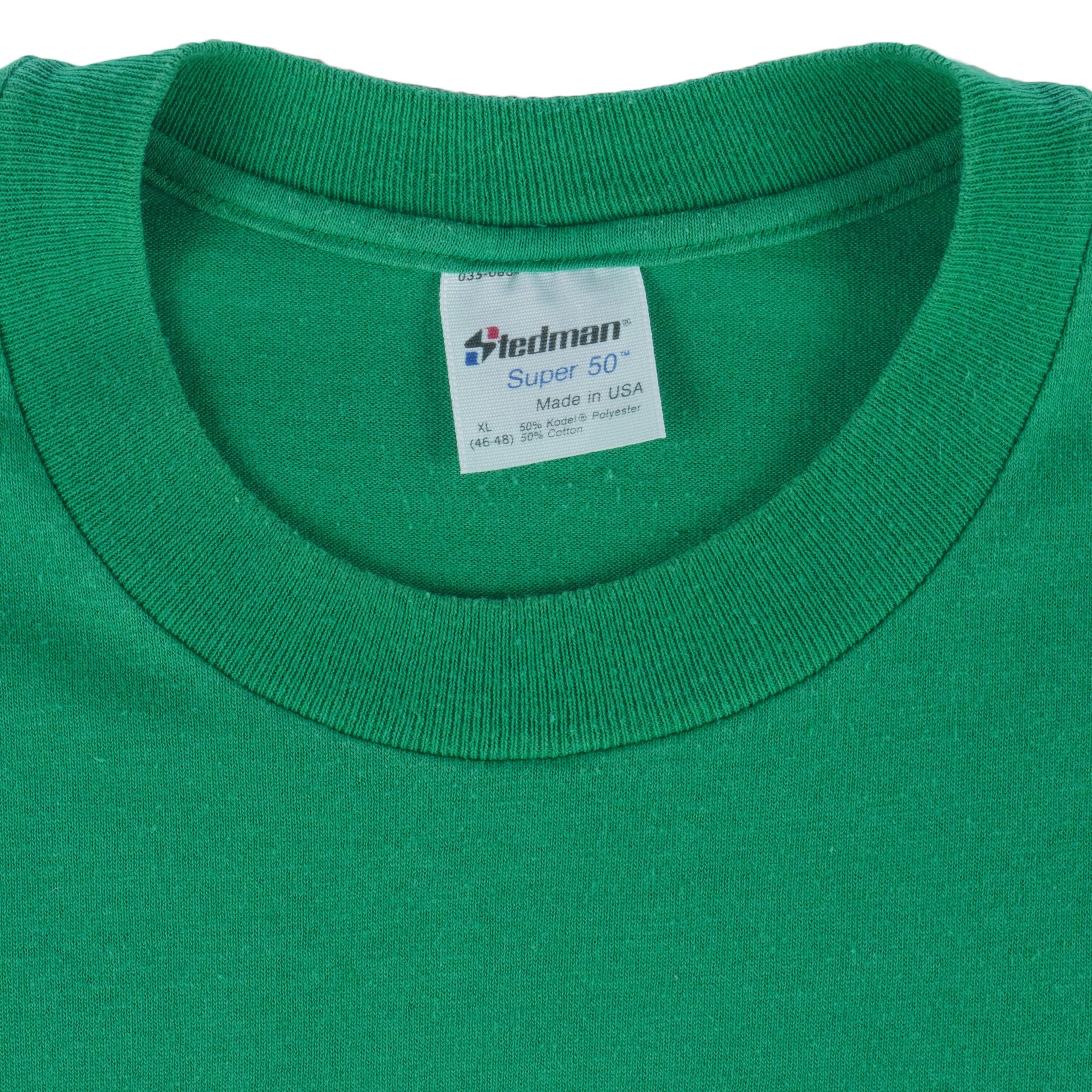 NBA (Stedman) - Boston Celtics Spell-Out T-Shirt 1990s Size US M / EU 48-50 / 2 - 4 Thumbnail