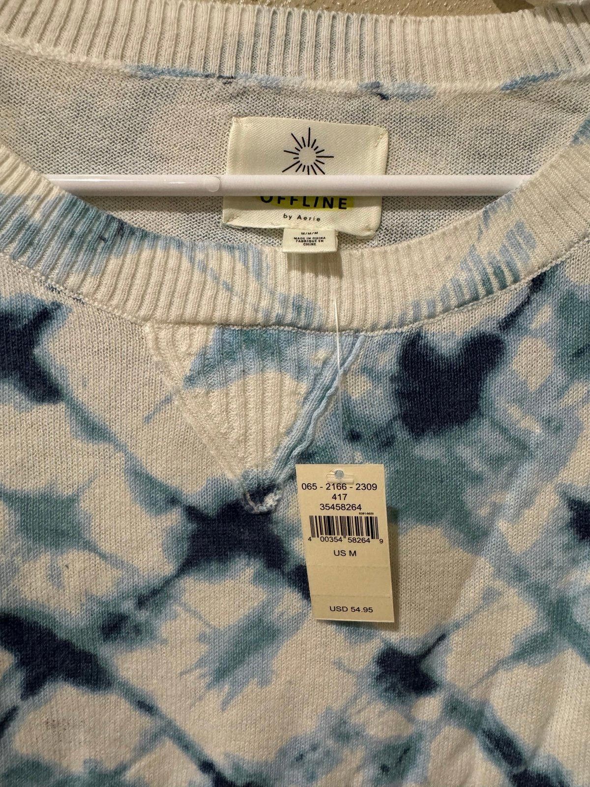 Designer NWT Offline by Aerie Tie Dye Sweater Size Medium Size M / US 6-8 / IT 42-44 - 3 Thumbnail