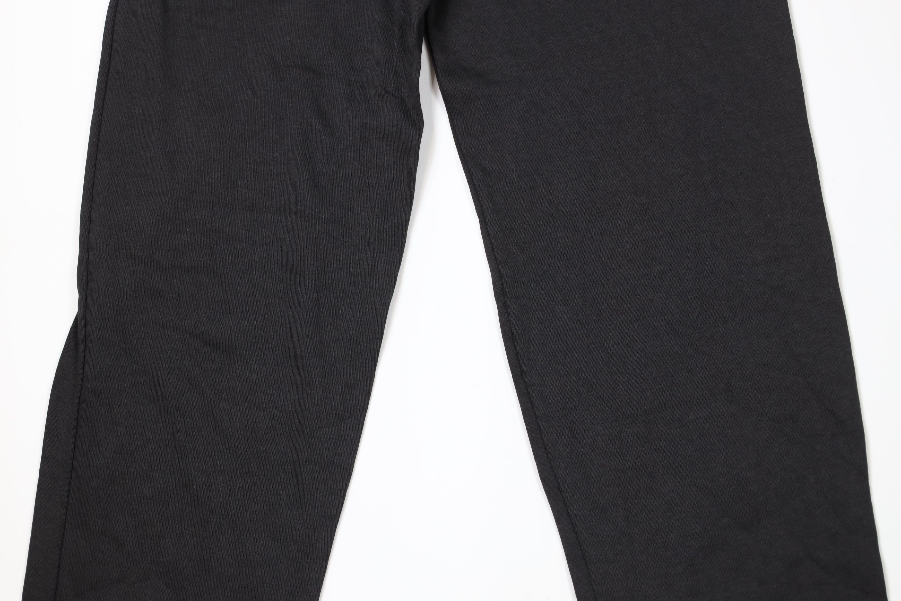 Vintage Vintage 90s Streetwear Cuffed Sweatpants Joggers Black USA Size US 36 / EU 52 - 3 Thumbnail