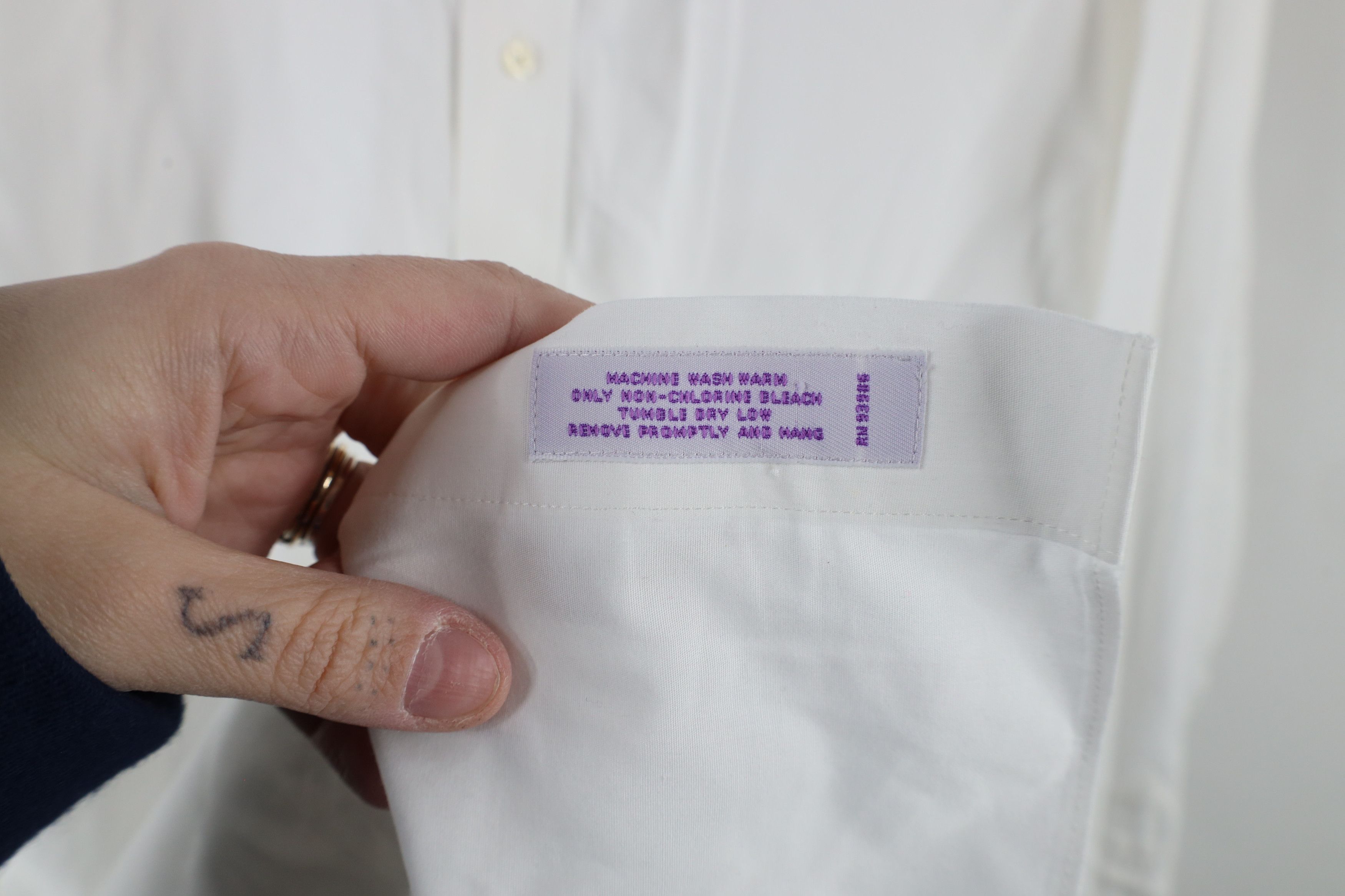 Brooks Brothers × Vintage Vintage Brooks Brothers Cuff Non Iron Button Shirt White Size US M / EU 48-50 / 2 - 8 Thumbnail
