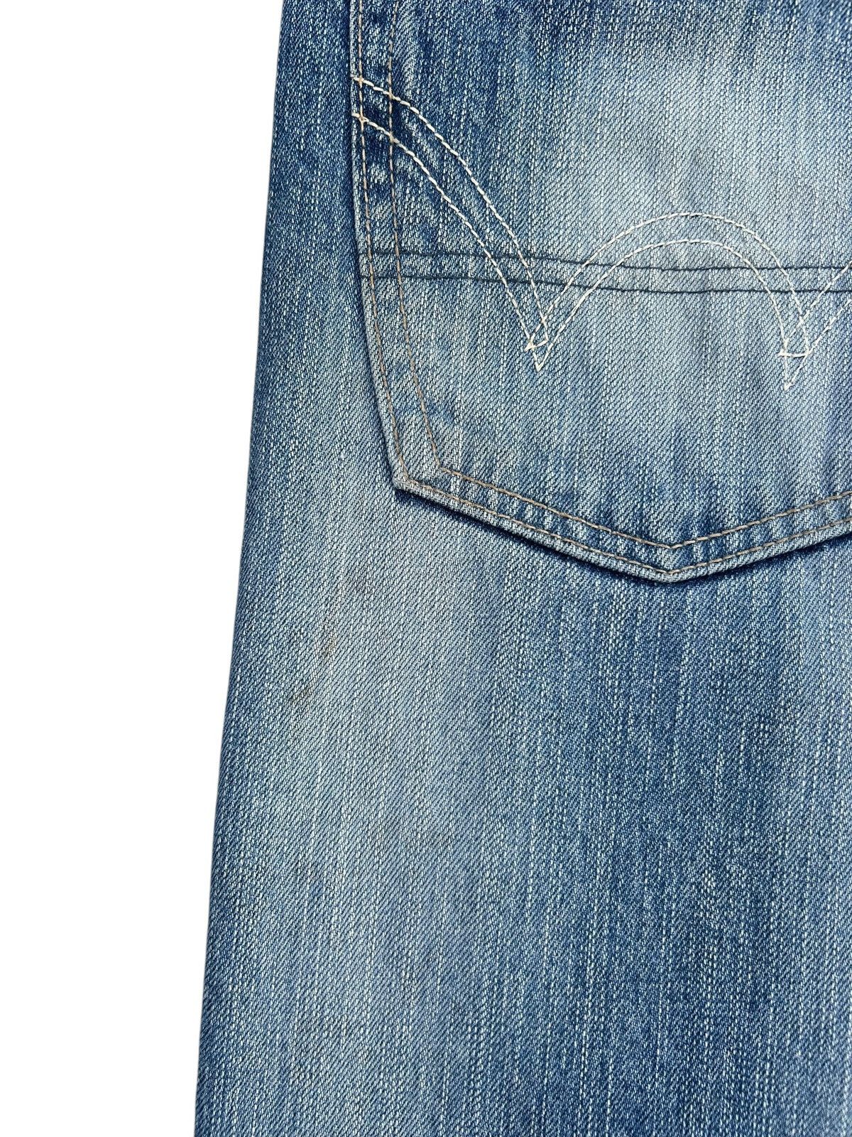 Edwin VINTAGE EDWIN 505Z SELVEDGE DISTRESSED DENIM JEANS Size US 36 / EU 52 - 13 Thumbnail