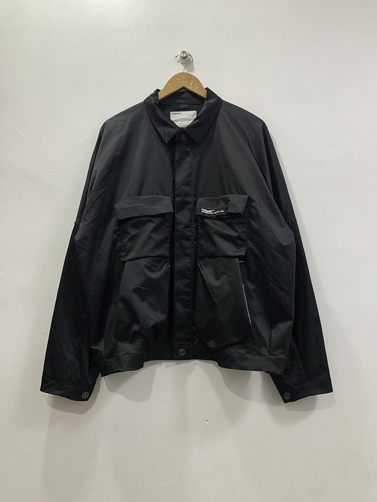 Japanese Brand POLIQUANT TECHNICAL SHIRT JACKET Size US XL / EU 56 / 4 - 1 Thumbnail