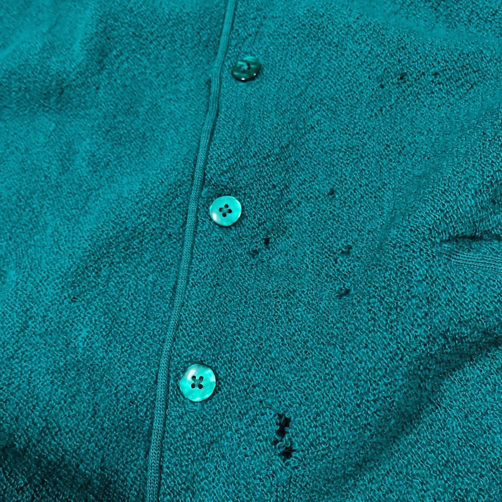 Pendleton VTG Pendleton Cardigan Teal Blue Wool Grunge Distressed Size US XL / EU 56 / 4 - 6 Thumbnail