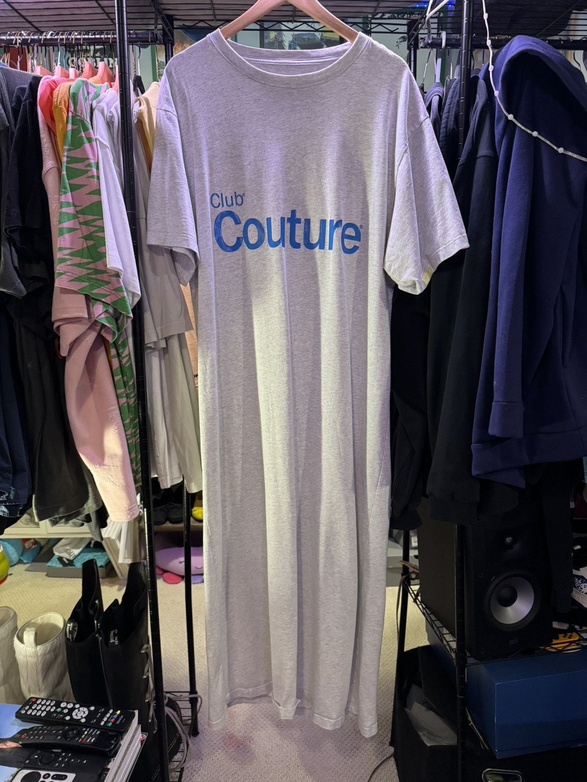 Anonymous Club Runway Long T-Shirt Dress Size US L / EU 52-54 / 3 - 1 Thumbnail