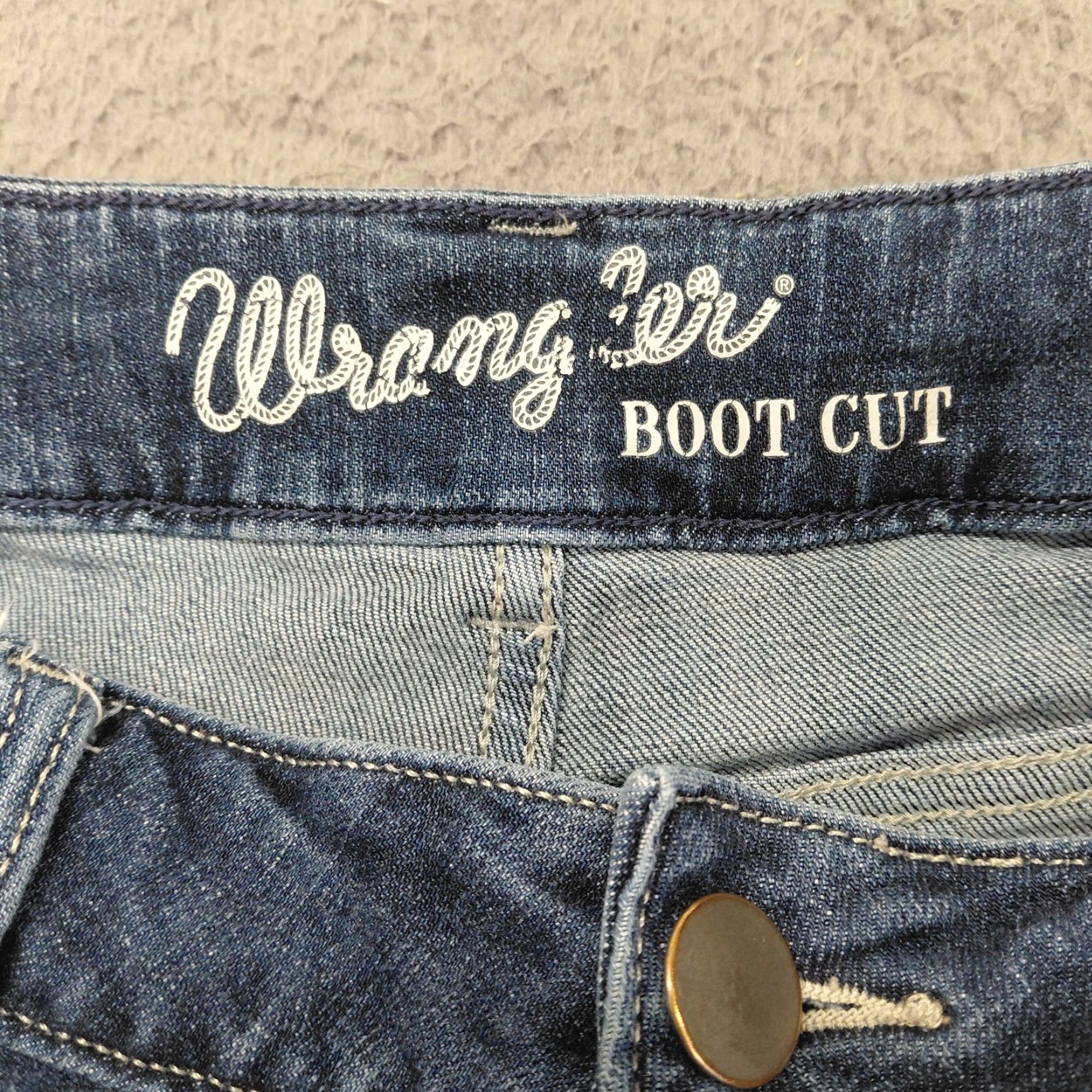 Wrangler Wrangler Jeans Women's 9/34 Bootcut Blue Dark Wash Stretch Western Denim Jeans Womens Size 30" / US 8 / IT 44 - 3 Thumbnail