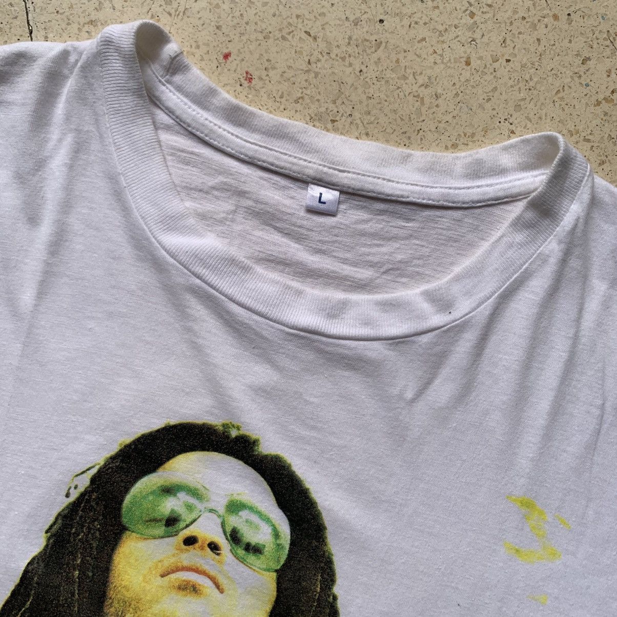 Band Tees Vtg 90's Lenny Kravitz "5" album promo Toshiba EMI Virgin Size US L / EU 52-54 / 3 - 5 Thumbnail