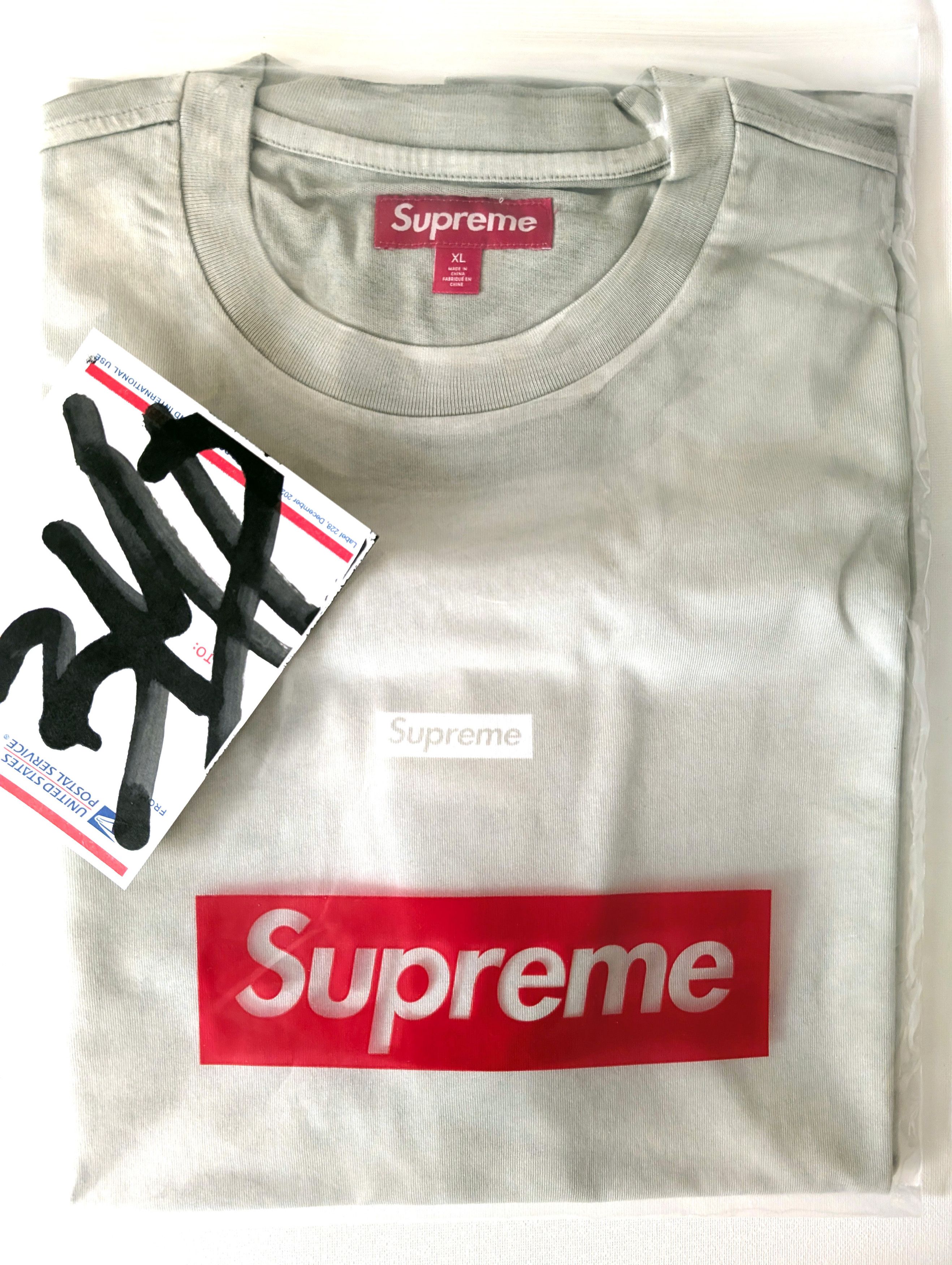 Supreme Supreme Overprint Small Box Logo Tee Size US XL / EU 56 / 4 - 2 Thumbnail