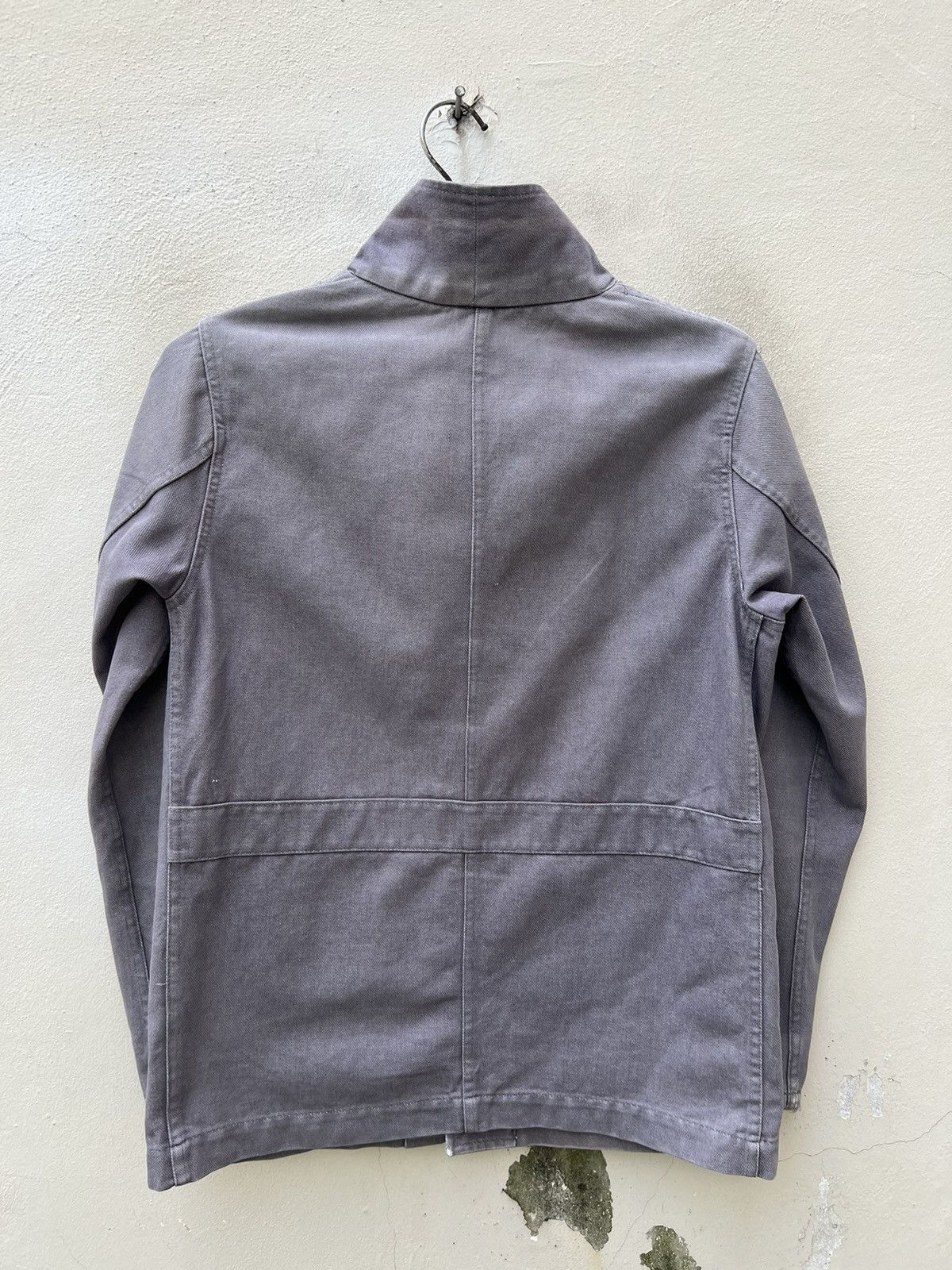 Danton Vintage Danton France Sun Fade Grey Nehru Collar Work Jacket Size US M / EU 48-50 / 2 - 14 Thumbnail