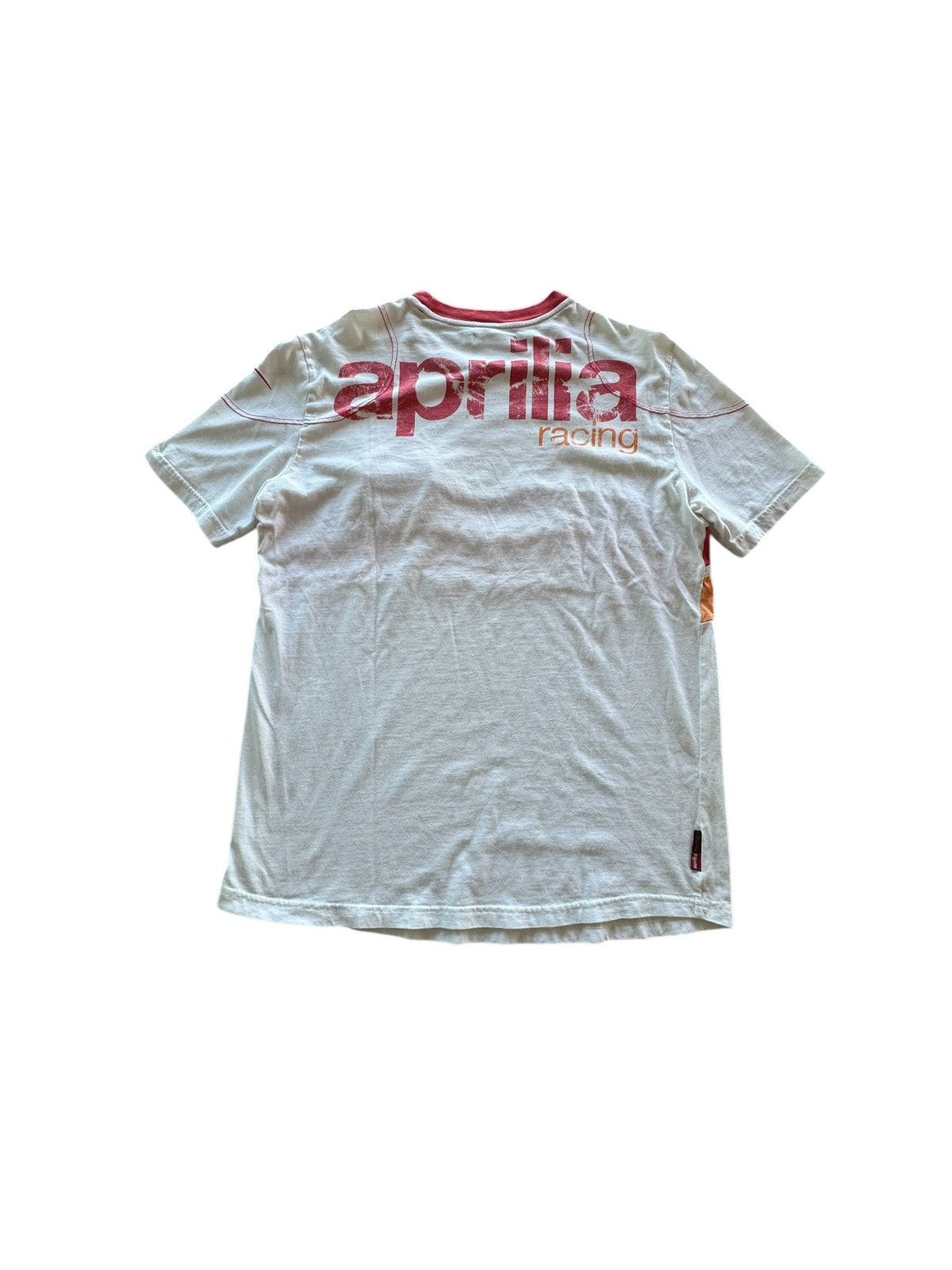 Other Retro Aprilia Racing Double Sided Embroidered Patch T-Shirt Size US XL / EU 56 / 4 - 2 Thumbnail