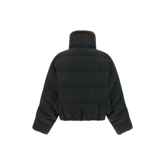 Brunello Cucinelli BRUNELLO CUCINELLI Black Cropped down Jacket New & Authentic Size S / US 4 / IT 40 - 2 Thumbnail