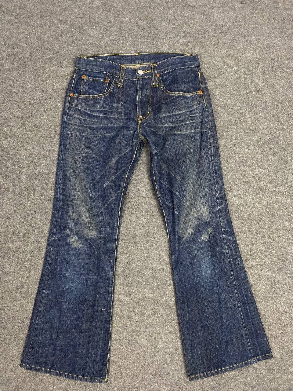 Japanese Brand justin japanese brands bootcut flare distressed denim Size US 30 / EU 46 - 8 Thumbnail