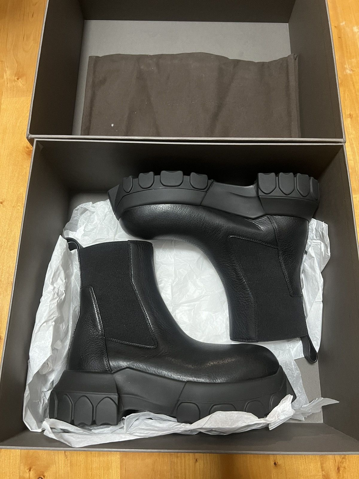 Rick Owens Rick Owens BEATLE BOZO TRACTOR sz 38.5 Size US 8.5 / IT 38.5 - 1 Thumbnail