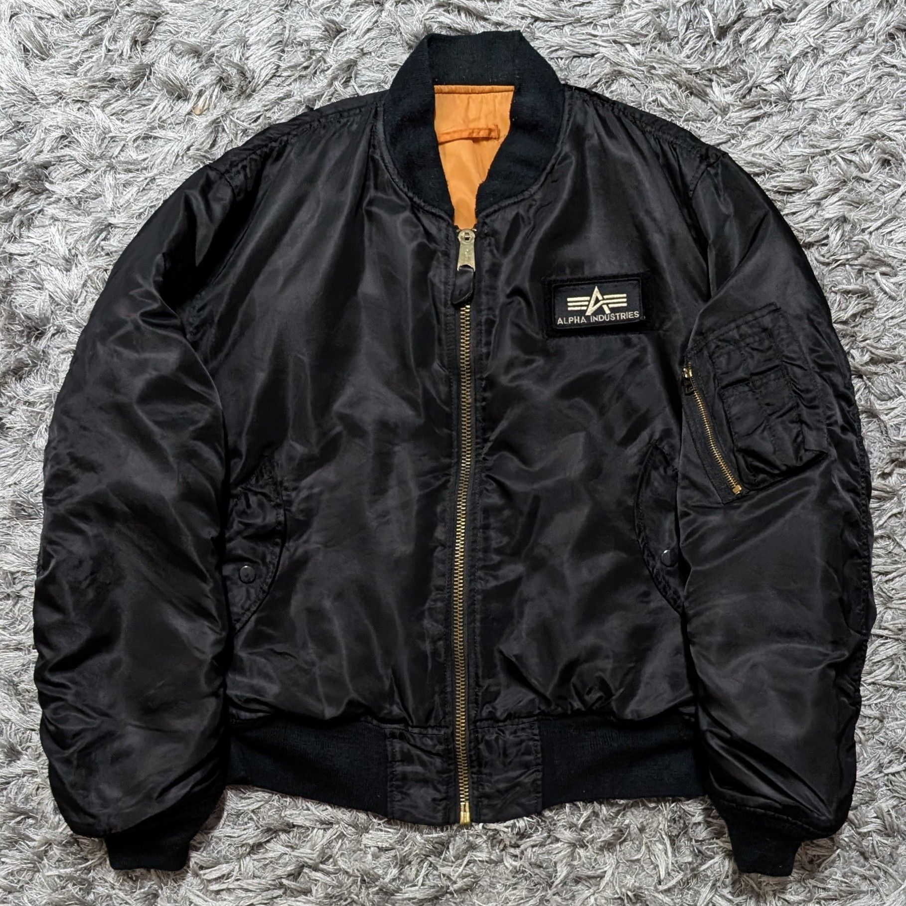Alpha Industries × Nike MA-1 Anarchy Bomber Jacket | Grailed