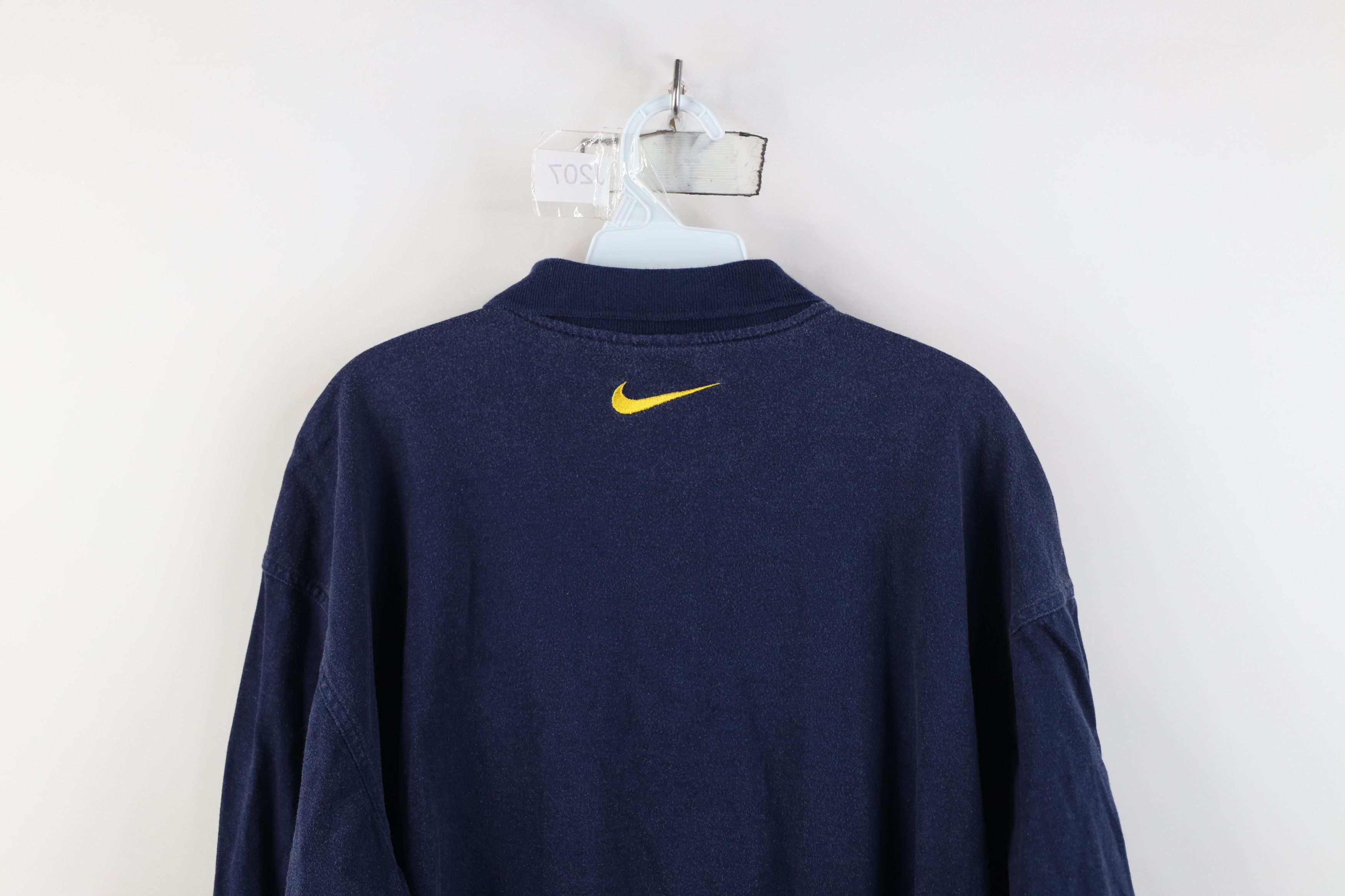 Nike Vintage 90s Nike University of Michigan Football Polo Shirt Size US XL / EU 56 / 4 - 12 Thumbnail
