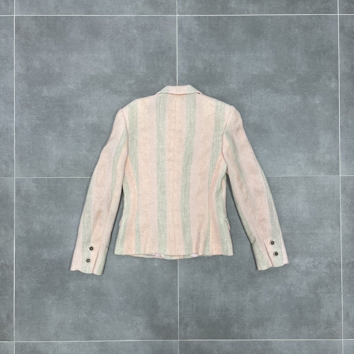 Versace × Vintage Vintage Gianni Versace Versus Women Wool Blazer Size XS Size XS / US 0-2 / IT 36-38 - 17 Thumbnail