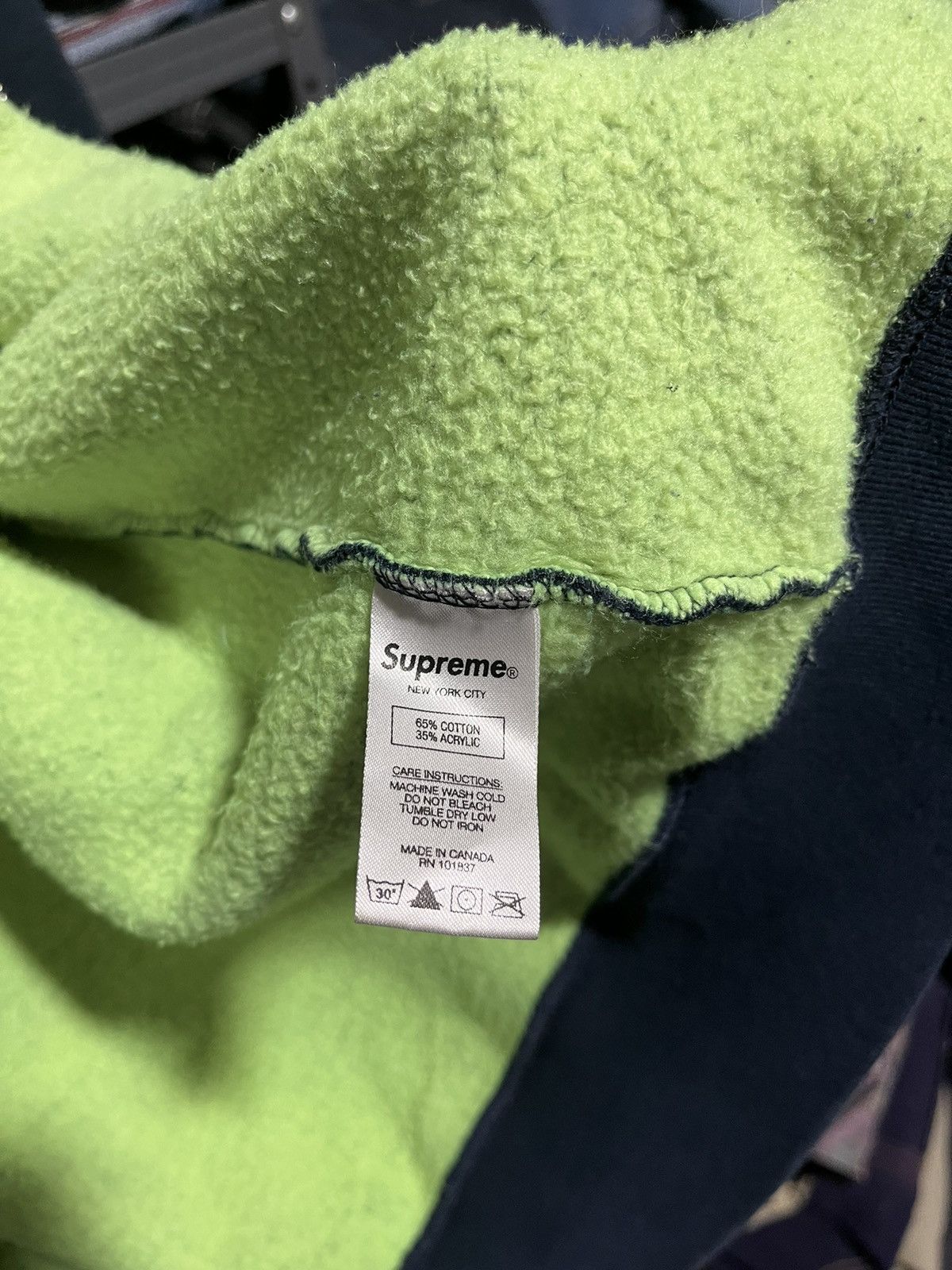 Supreme × Vintage Crazy Supreme Small Box Logo Zip-Up Hoodie Streetwear Skater Size US L / EU 52-54 / 3 - 9 Thumbnail