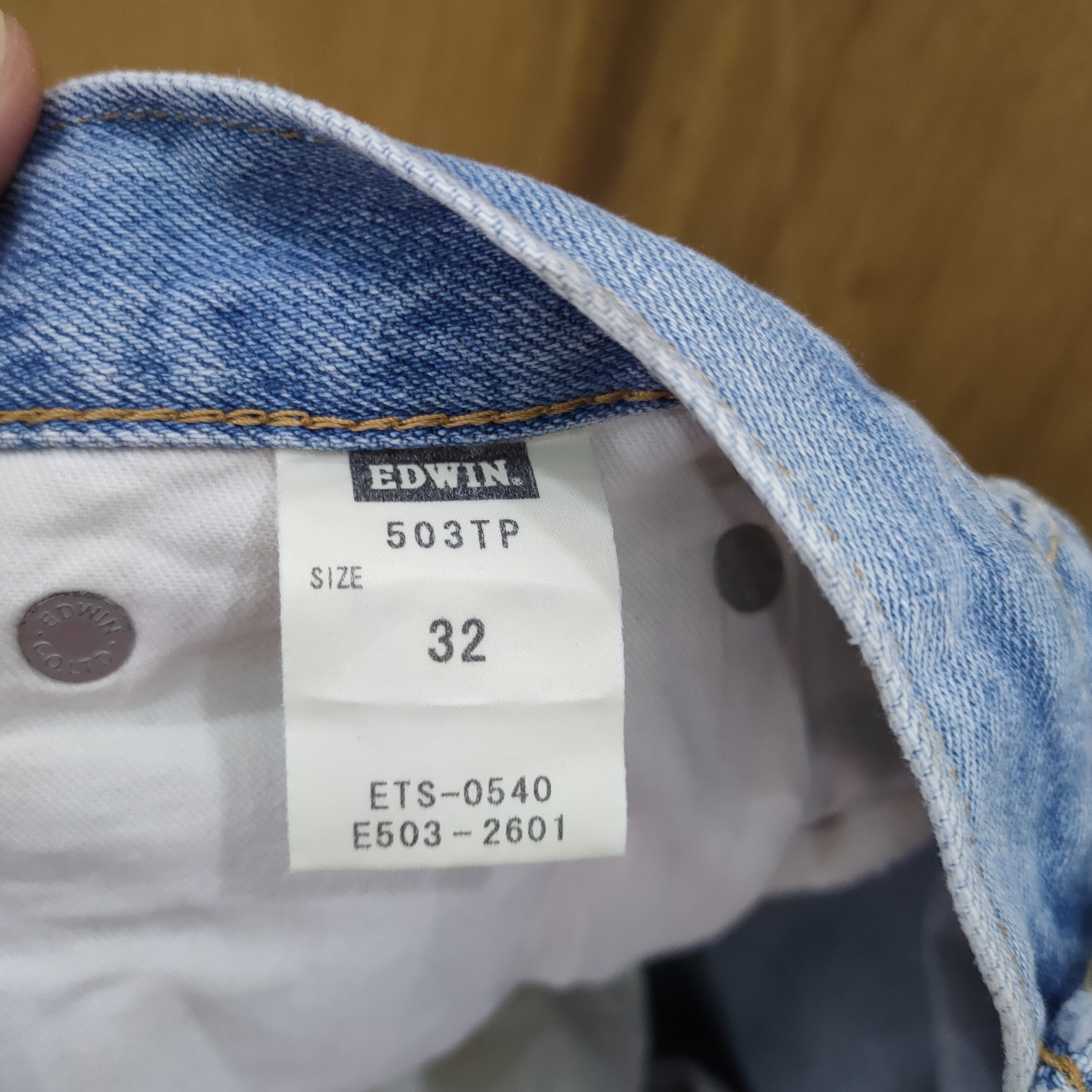 Edwin EDWIN DISTRESSED LIGHT BLUE SKINNY JEAN PANTS Size US 32 / EU 48 - 13 Thumbnail