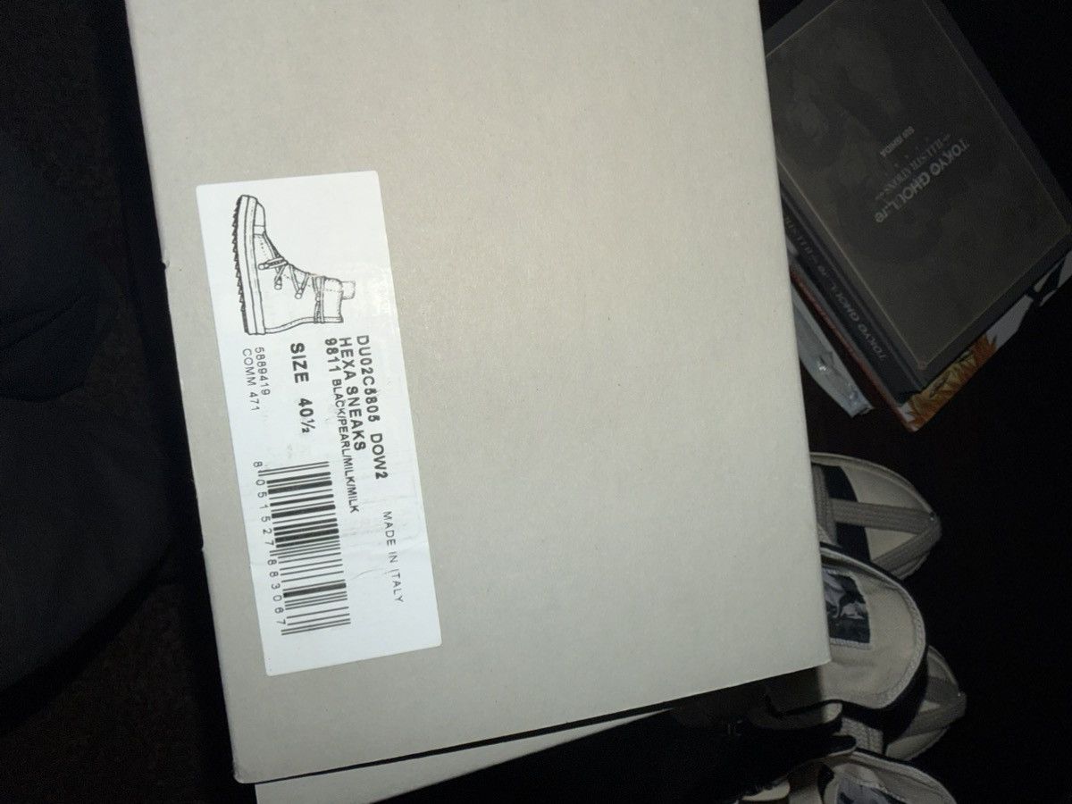 Rick Owens Drkshdw Rick Owen’s Luxor Hexa Drkshdw Size US 8 / EU 41 - 9 Thumbnail
