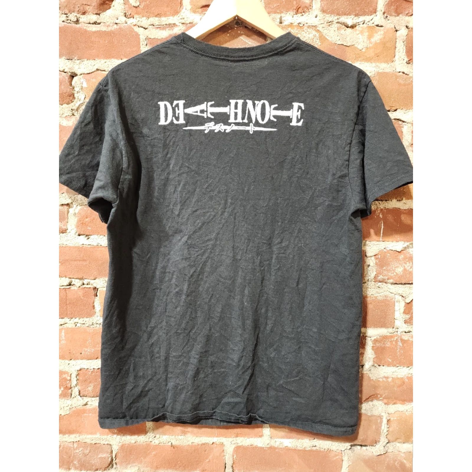 Vintage VINTAGE Death Note Misa Amane Anime Shirt Unisex Adults T-Shirt Medium Black 100% Cotton Logo Short Sleeve Crew Neck Regular Mens Womens Size M / US 6-8 / IT 42-44 - 2 Thumbnail