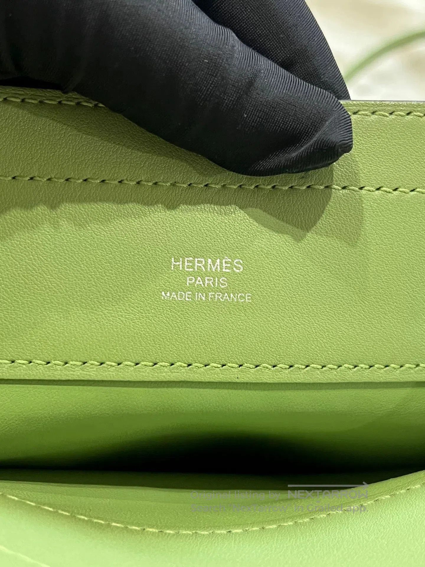 Hermes Hermes Aline Avocado Green Z Stamp. Size ONE SIZE - 7 Thumbnail