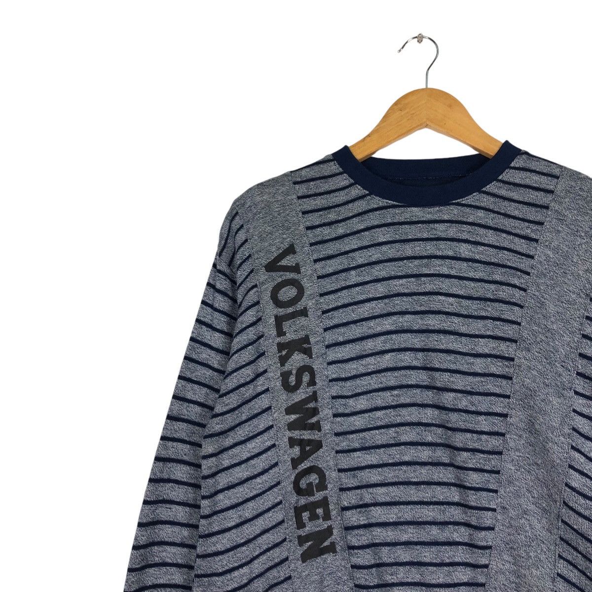 Japanese Brand × Vintage Rare Volkswagen Stripe Fleece Sweatshirt Small #A2 Size US S / EU 44-46 / 1 - 6 Thumbnail