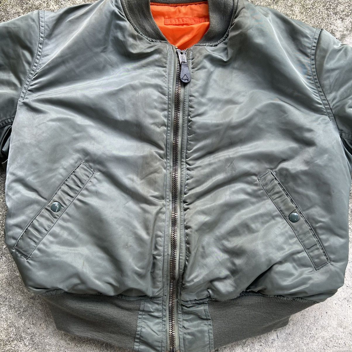 Alpha Industries × Vintage “VINTAGE” INTERMEDIATE MA-1 ALPHA INDUSTRIES BOMBER JACKET Size US L / EU 52-54 / 3 - 4 Thumbnail
