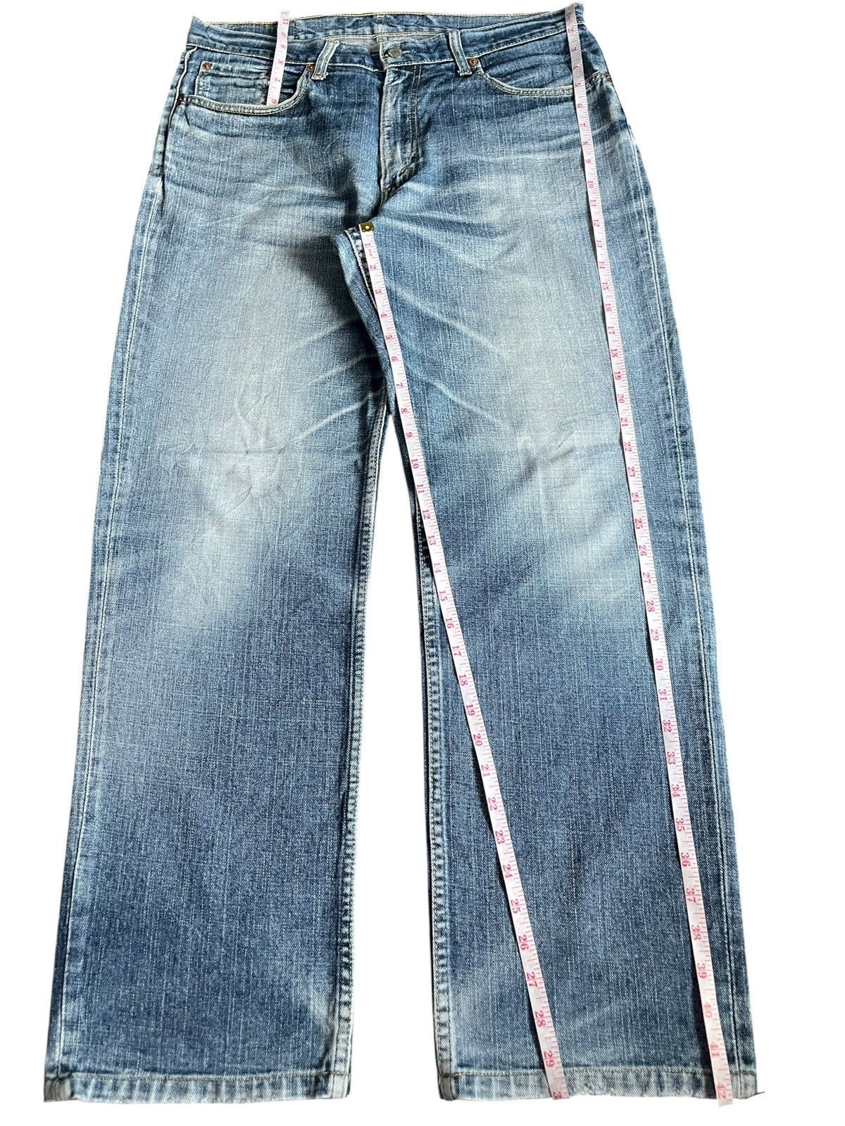 Levi's Vintage 90s Levis 533 Faded Wash Distress Baggy Jeans Size US 35 - 7 Thumbnail