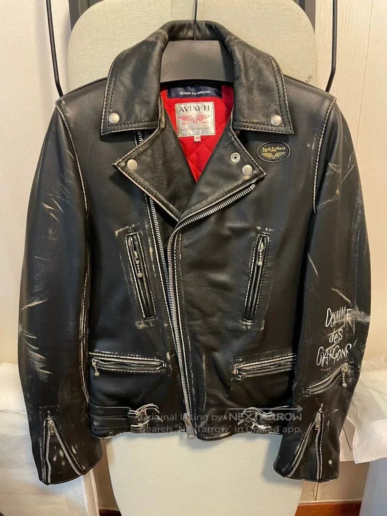 Comme des Garcons CDG x Lewis Leather Jacket. Size US S / EU 44-46 / 1 - 1 Thumbnail