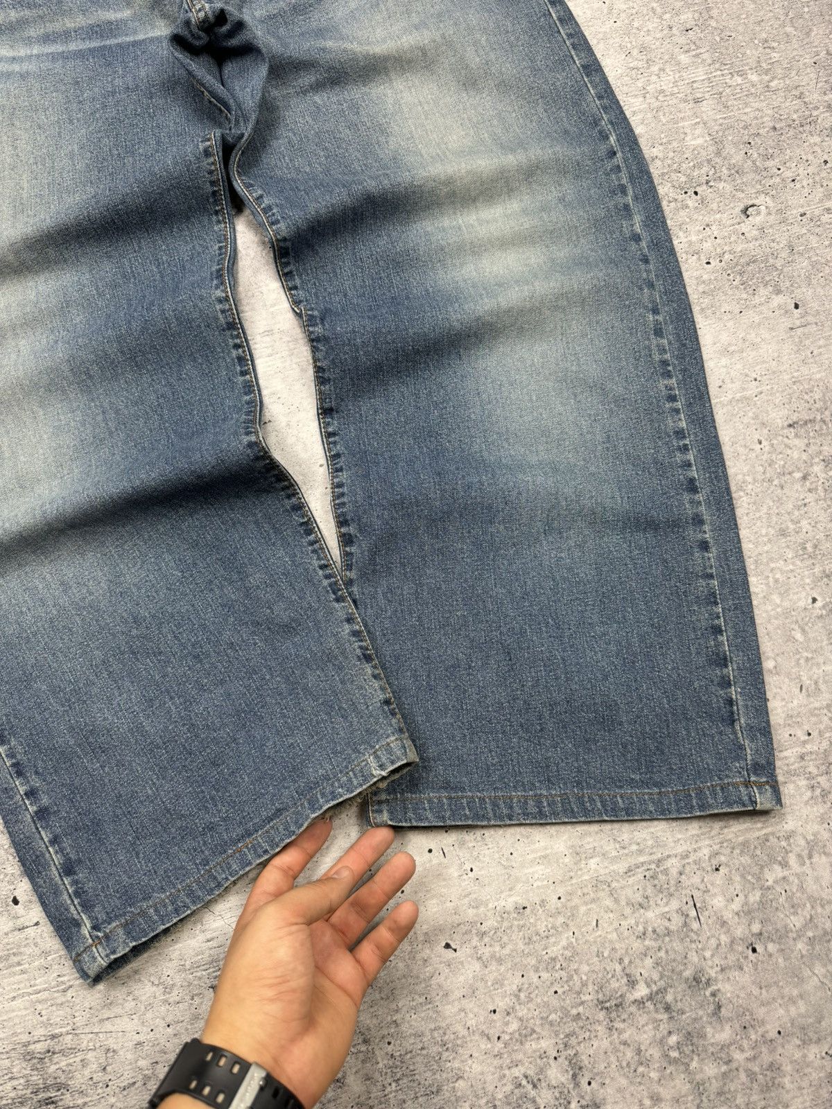Dolce & Gabbana × Vintage Vintage Dolce&Gabbana 90s Blue Stonewashed Denim Jeans Pants Size US 36 / EU 52 - 5 Thumbnail