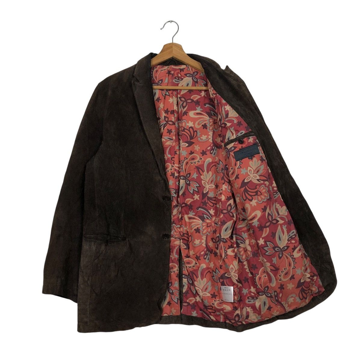 Japanese Brand 🔥VINTAGE LEATHER JACKET TAKATO BLANKET NATIVE FLORAL Size US L / EU 52-54 / 3 - 13 Thumbnail
