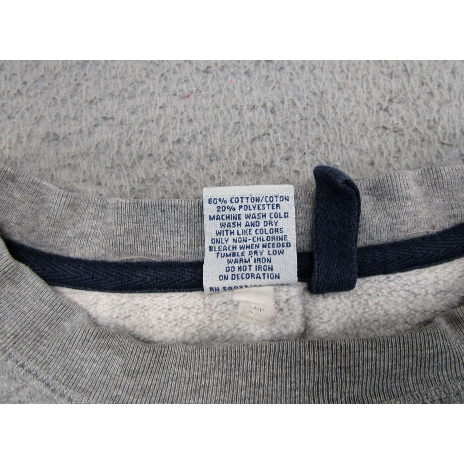 Old Navy VTG Old Navy Sweatshirt Crewneck Mens Size L Gray Embroidered Sports All Seasons Hoodie Pullover Size US L / EU 52-54 / 3 - 4 Thumbnail