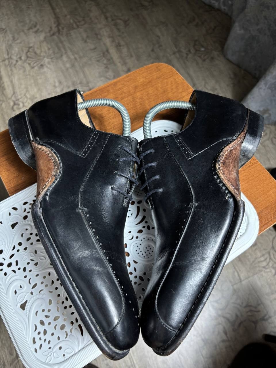 Pal Zileri Pal Zileri Oxford Split Toe Dress Shoes Made in Italy Size US 7 / EU 40 - 5 Thumbnail
