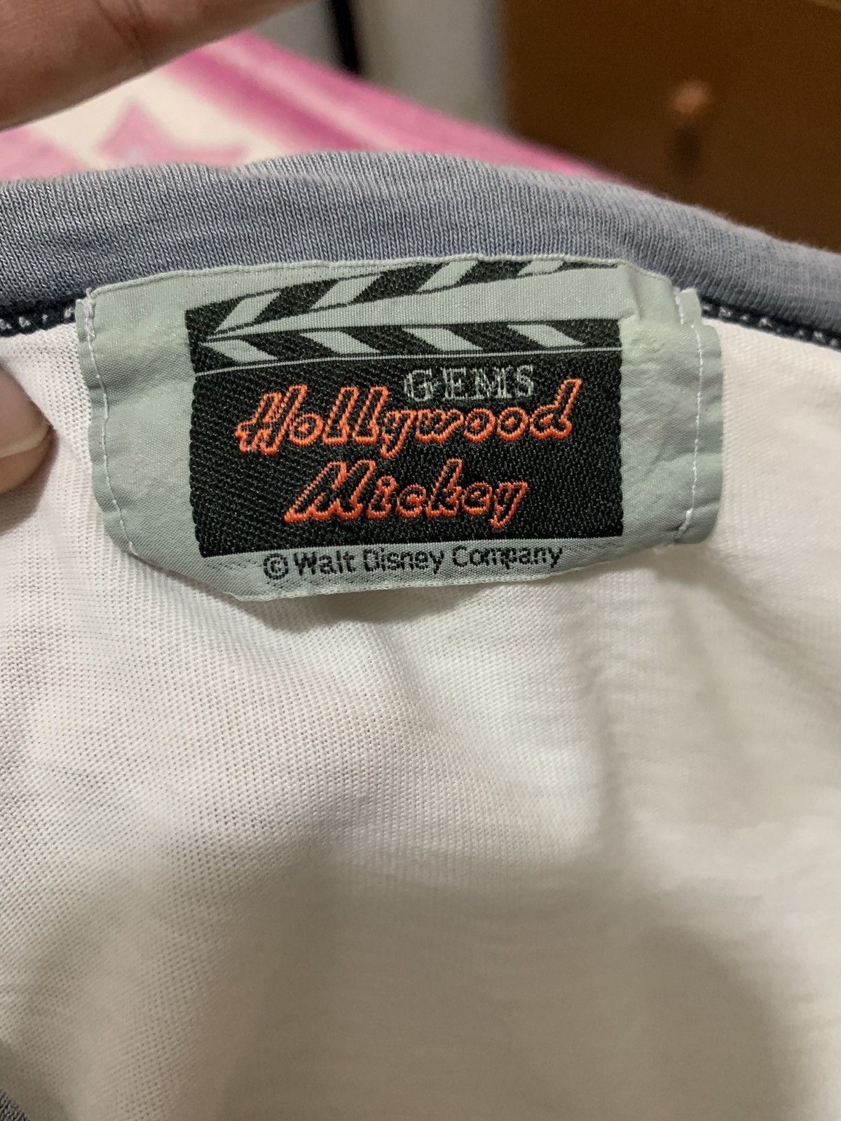 Mickey Mouse Vintage Print Hollywood Mickey V Neck T-Shirt Size US M / EU 48-50 / 2 - 10 Thumbnail