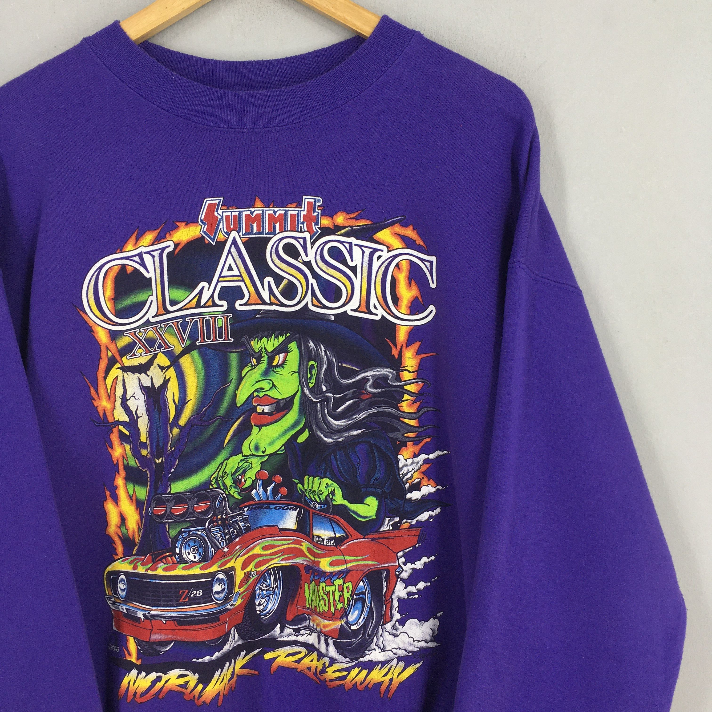 Hanes Norwalk Raceway XXXVIII Drag Racing Cars Sweatshirt Large Size US L / EU 52-54 / 3 - 2 Thumbnail
