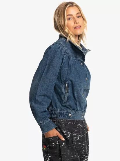 Quiksilver The Nancy - Stranger Things Denim Jacket Size M / US 6-8 / IT 42-44 - 4 Thumbnail