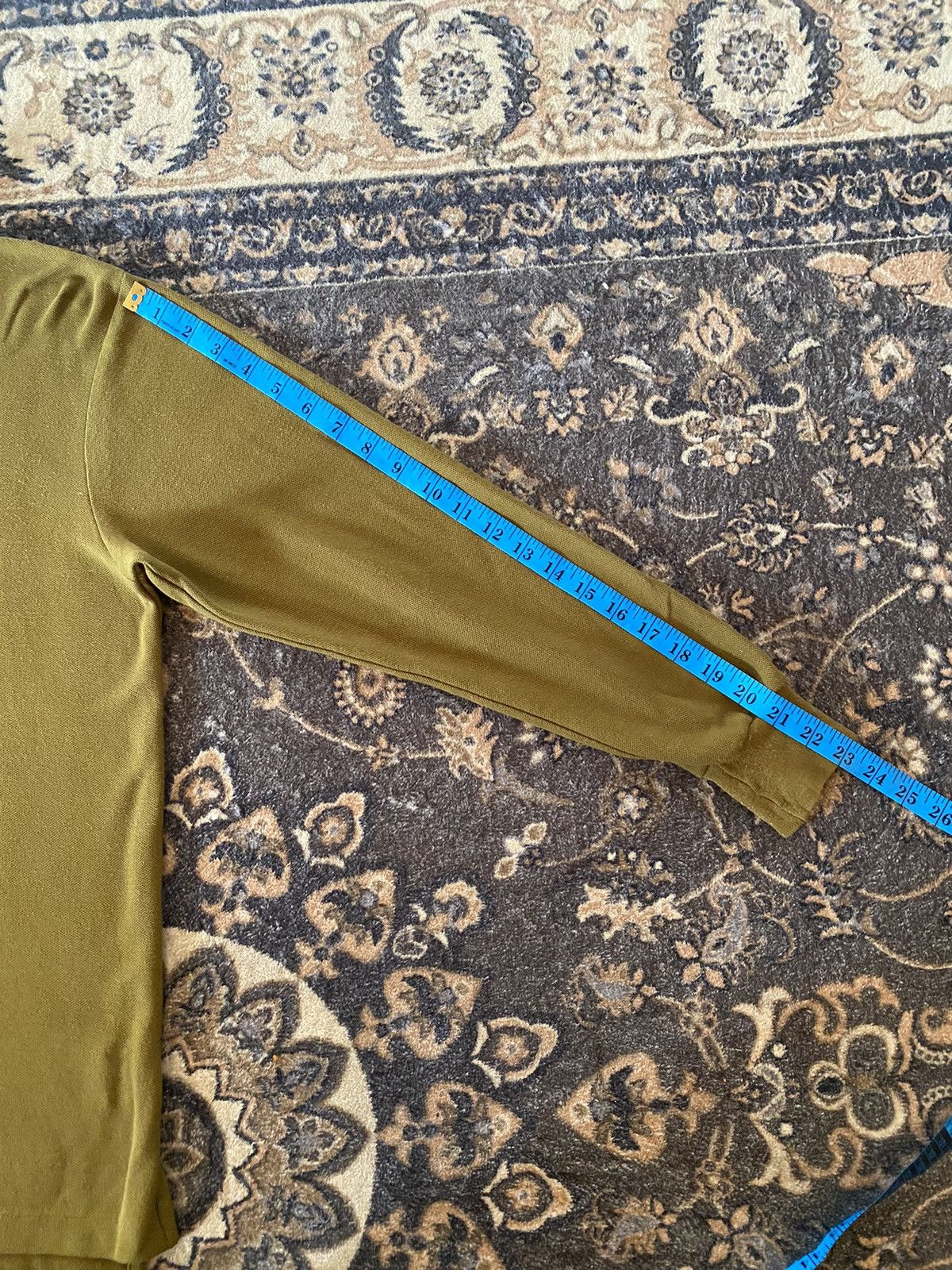 Yves Saint Laurent Vintage Yves Saint Laurent Long Sleeve Polo Tee Size US M / EU 48-50 / 2 - 8 Thumbnail