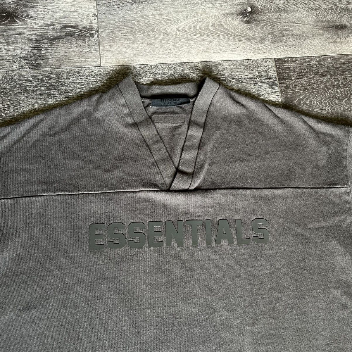 Fear of God Fear of God Essentials Football Tee Shirt Ink Grey FOG Size US S / EU 44-46 / 1 - 3 Thumbnail