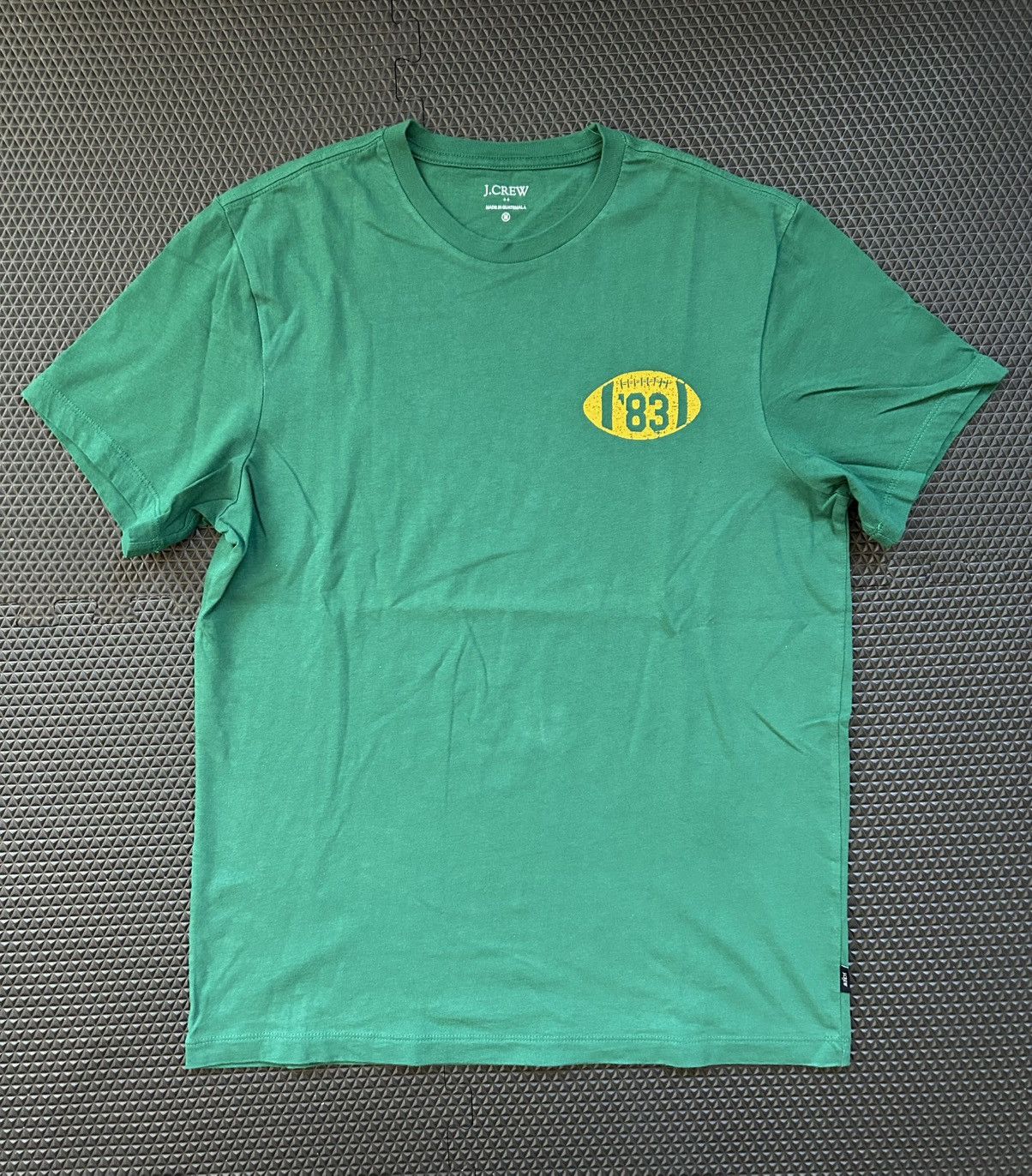 J.Crew J.Crew Vintage Football Tshirt Size US M / EU 48-50 / 2 - 1 Thumbnail