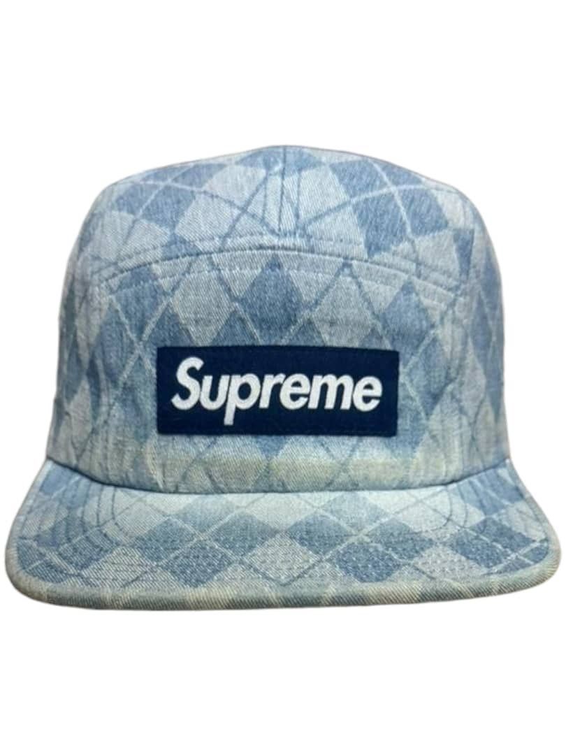 Supreme Supreme Denim Argyle Camp Cap Size ONE SIZE - 2 Thumbnail