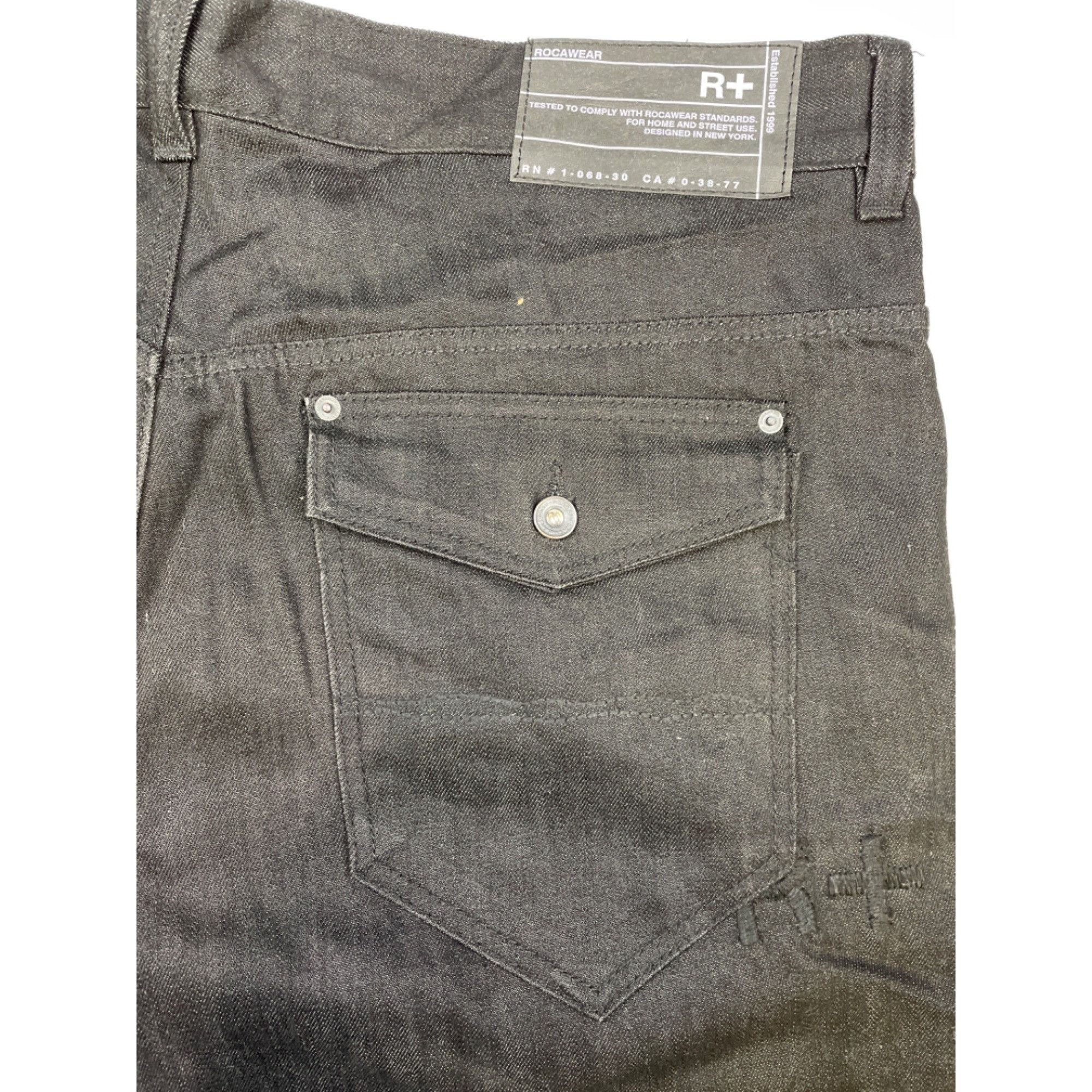Rocawear Rocawear Men's Black Jeans Original Fit size 40x30 SKU 4050 Size US 40 / EU 56 - 3 Thumbnail