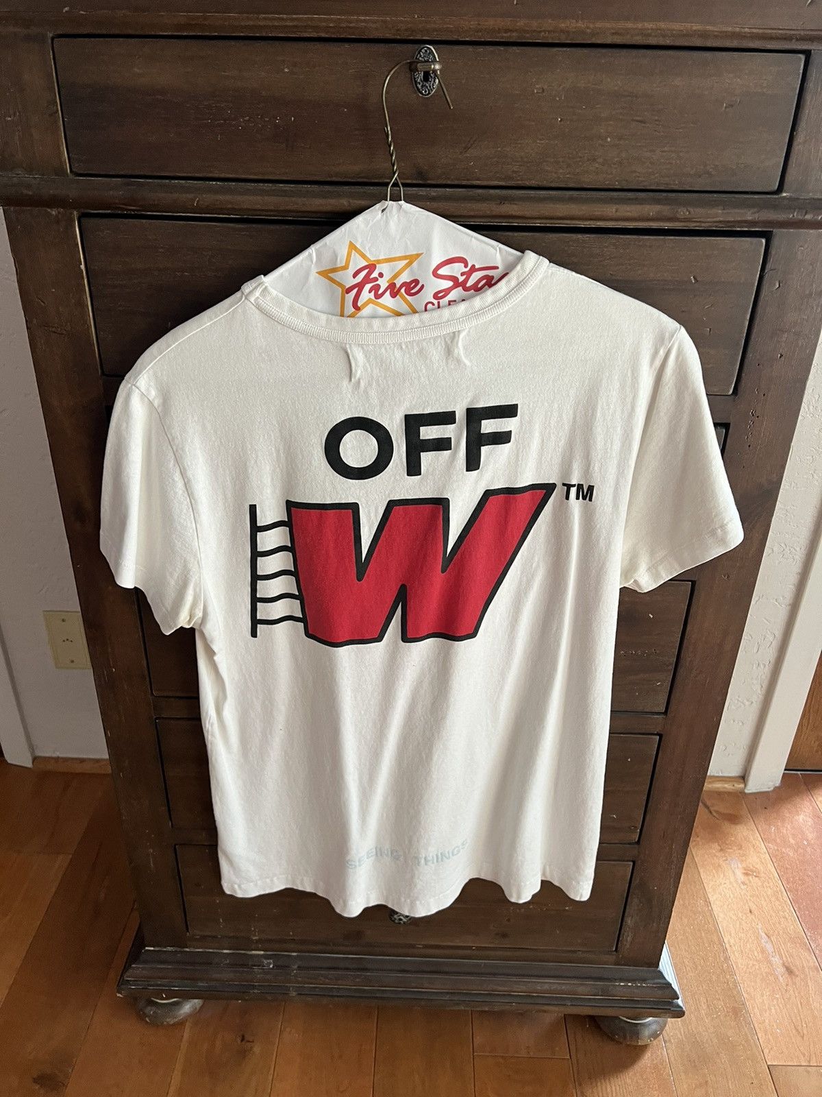 Off-White Off White “Seeing Things” Tee Size US S / EU 44-46 / 1 - 2 Thumbnail