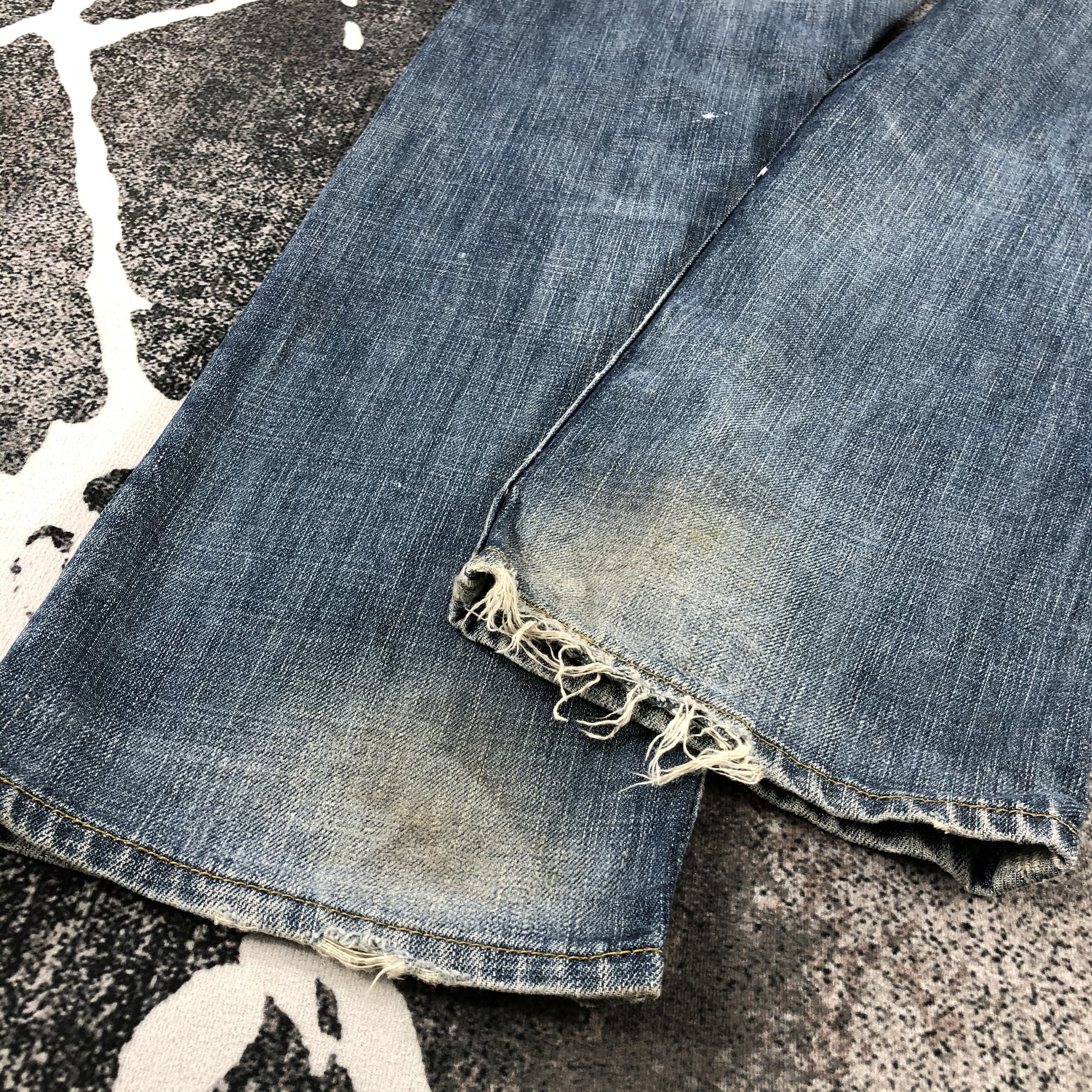 Levi's Vintage Levi's 539 Jeans Rusty Faded Blue Denim KJ1028 Size US 33 - 6 Thumbnail