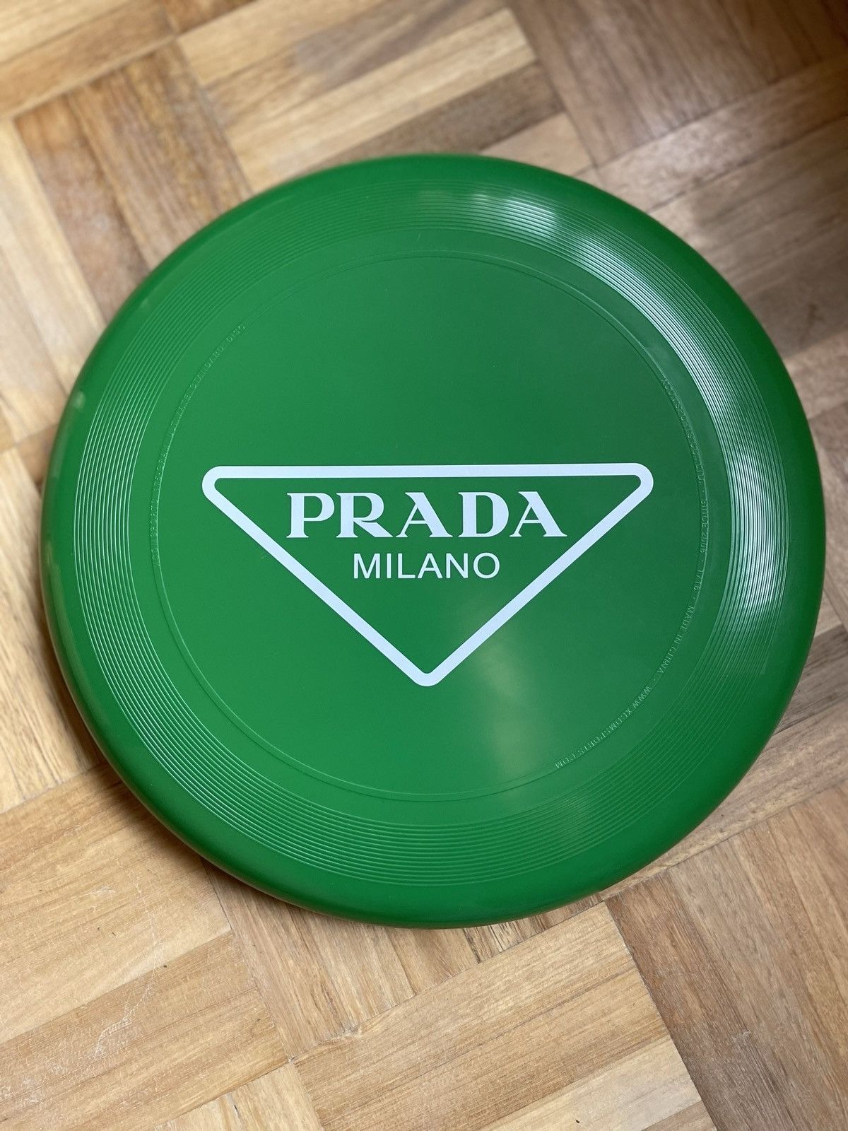 image of Prada Tropico 2022 Limited Edition Frisbee in Green, Men's