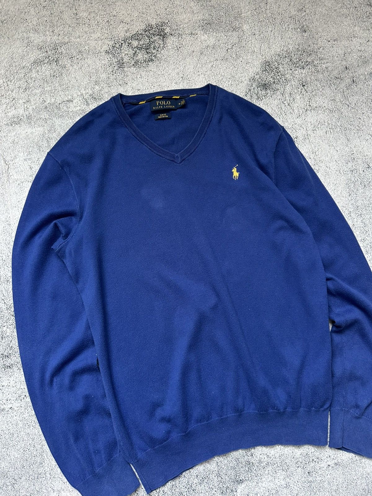 Polo Ralph Lauren Vintage Polo Ralph Lauren Sweater Blue Old Many Size US M / EU 48-50 / 2 - 5 Thumbnail