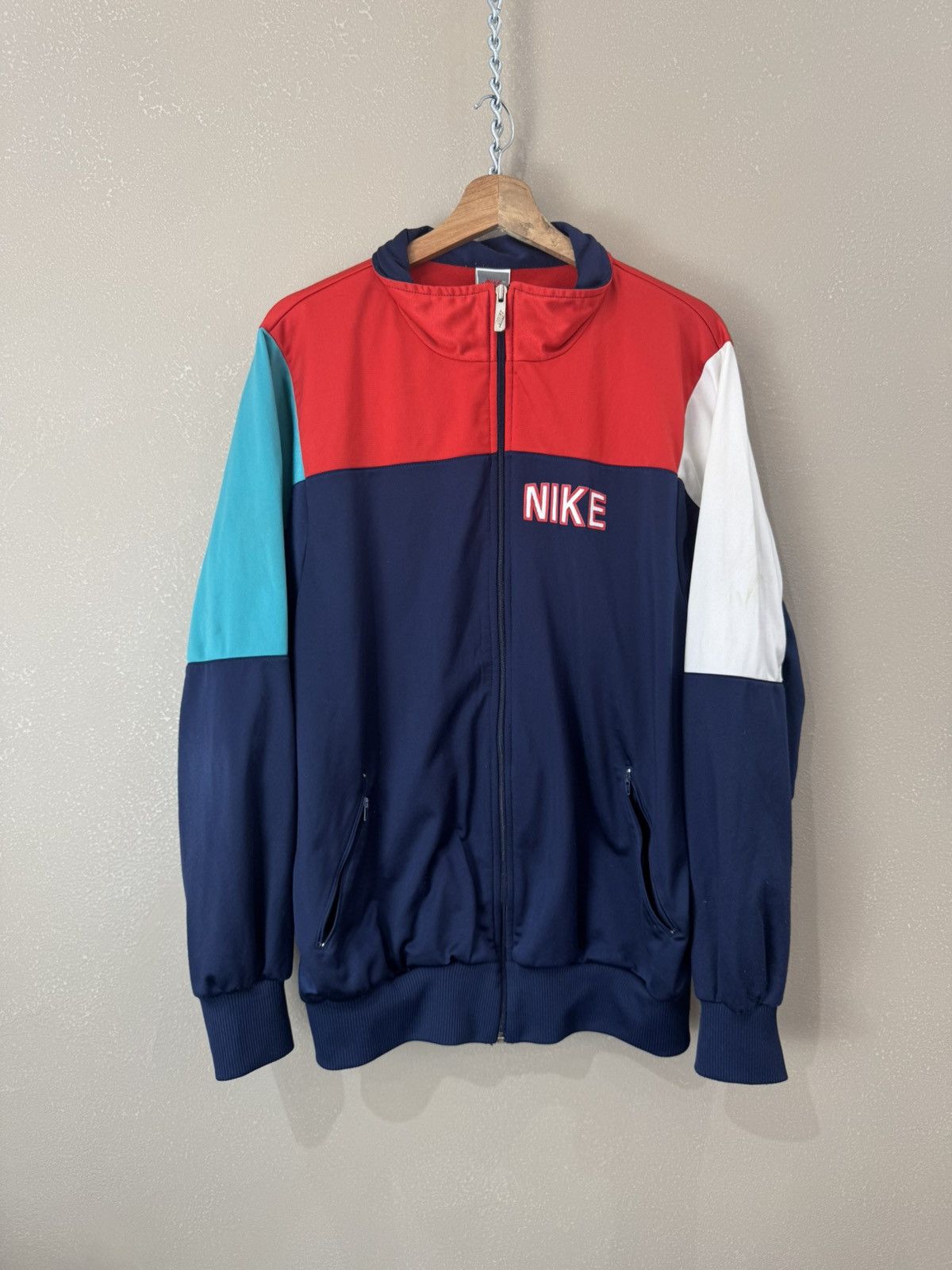 Nike Vintage 90s Nike track jacket usa swag drip y2k boxy retro Size US S / EU 44-46 / 1 - 2 Thumbnail