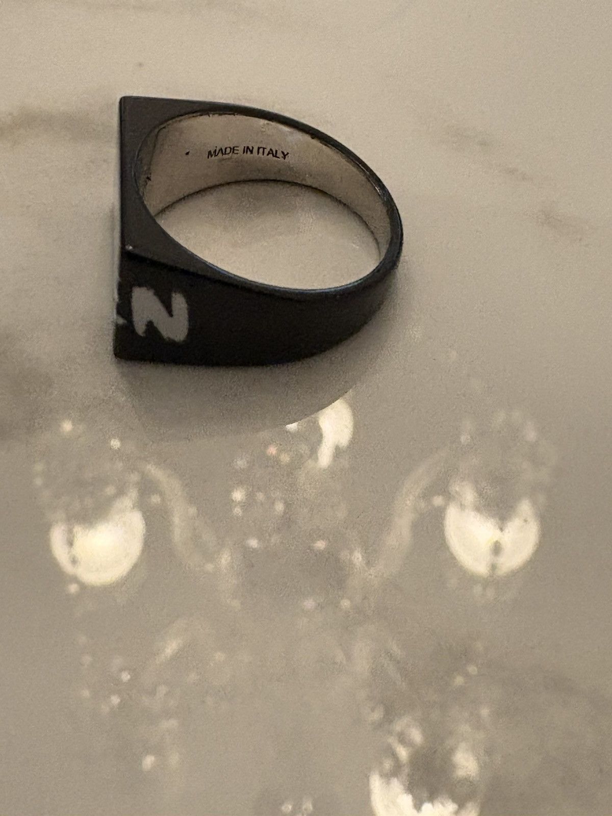 Alexander McQueen Alexander Mcqueen Graffiti Ring Size ONE SIZE - 3 Thumbnail