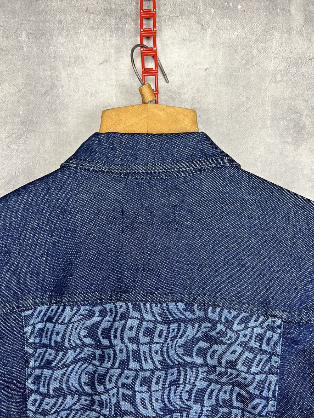 Cop Copine Cop Copine Y2K Women Monogram Denim Jacket Size 38 Size XS / US 0-2 / IT 36-38 - 16 Thumbnail