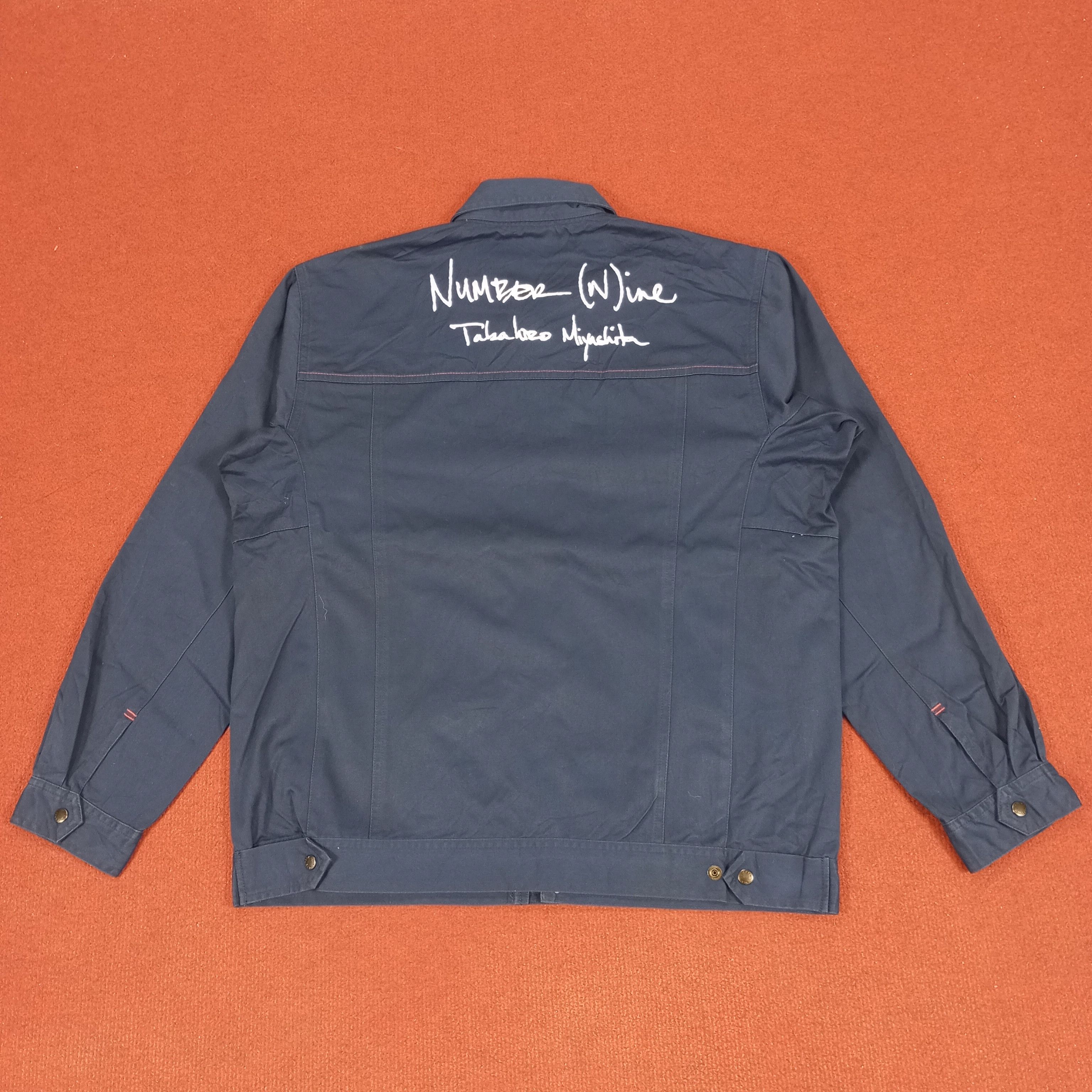 Japanese Brand × Kansai Yamamoto × Vintage Kansai X Number Nine Custom Art Japanese Brand Jacket Size US L / EU 52-54 / 3 - 1 Thumbnail